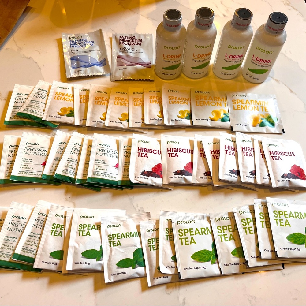 PROLON L-Drink, Hibiscus Tea, NR-1, Algal Fasting Mikicking Program lot